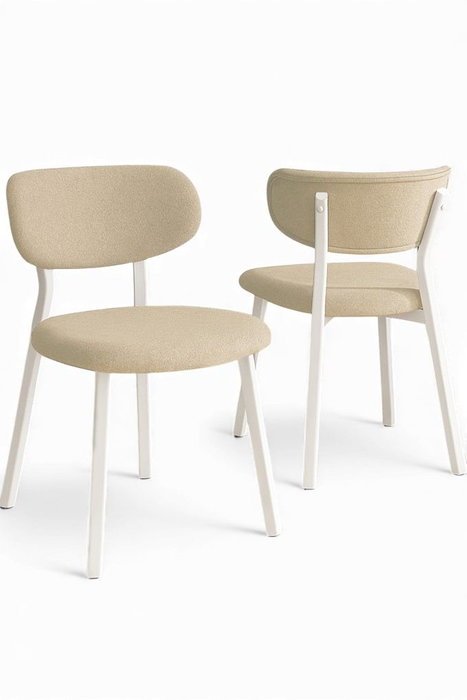 Hanah Home Toldy - Crema, Blanco (6 piezas)